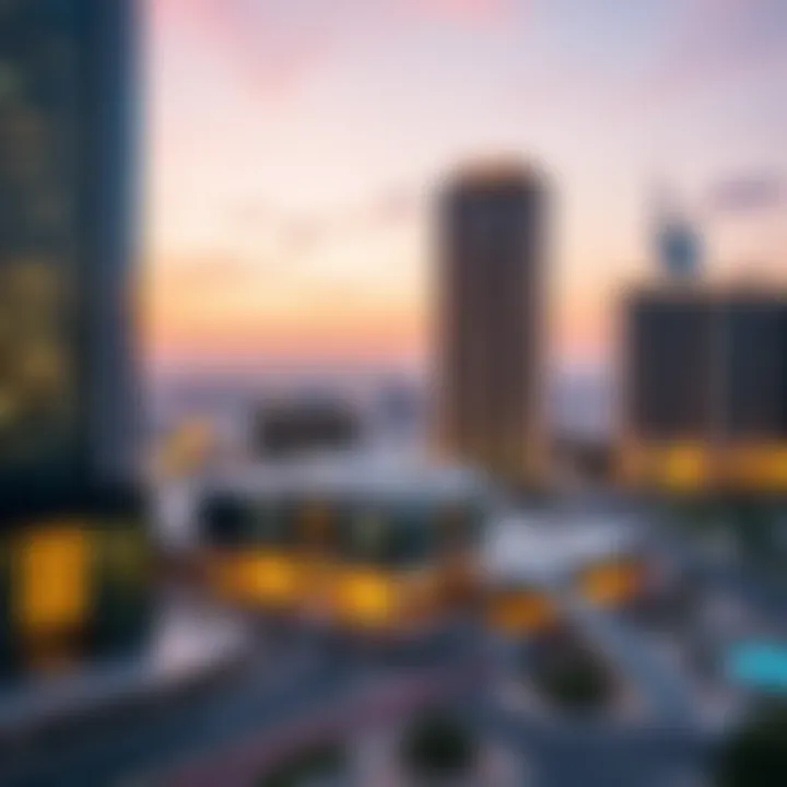 Map indicating the strategic location of AB Center in Al Barsha