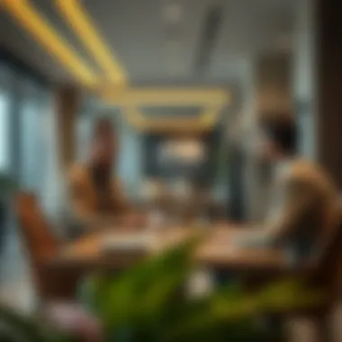 Real Estate Negotiation in Dubai Negotiation of real estate opportunities in a modern office setting in Dubai