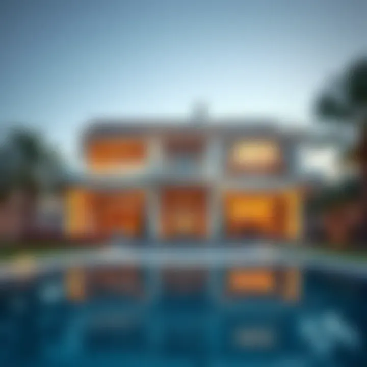 Luxury Villa in Dubai Luxury villa showcasing Dubai's real estate market