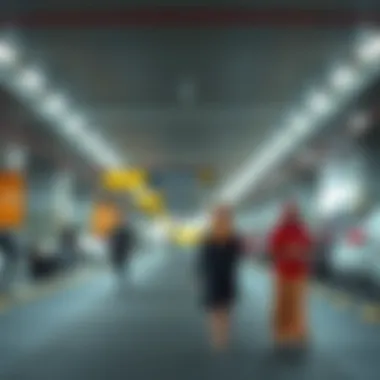 Visitors utilizing the parking facilities at Al Ghurair Mall