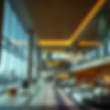 Interior Sustainability Features of Al Nakheel Building Interior view showcasing sustainable design elements within Al Nakheel Building