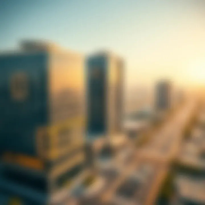 Map indicating the strategic location of Al Yasmeen Building Office 311