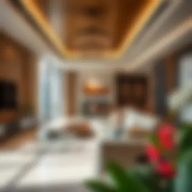 Elegant Interiors of Binghatti Residence Luxurious living space within Binghatti Residence