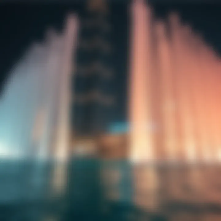 Musical Harmony of Lights and Water Fountains synchronized to music