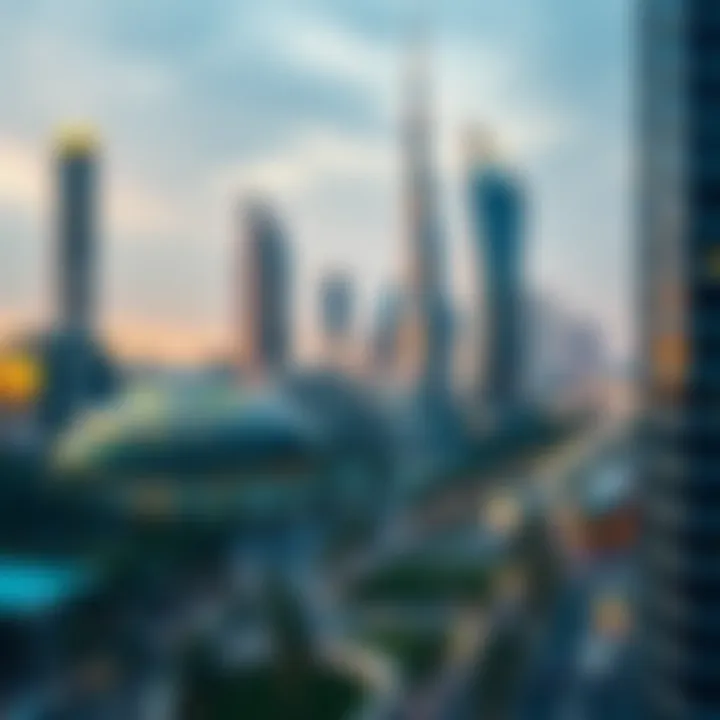 Infographic illustrating demographic trends in Business Bay