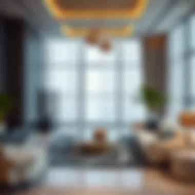 Luxurious Interior of ByThesea Tower The luxurious interior of a residential unit within the ByThesea Tower emphasizing lifestyle offerings