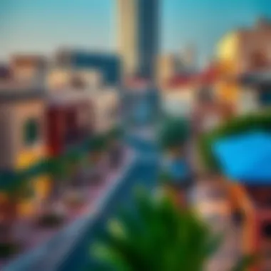 Neighborhood Surrounding the ByThesea Tower A view of the vibrant neighborhood surrounding the ByThesea Tower revealing local amenities and lifestyle