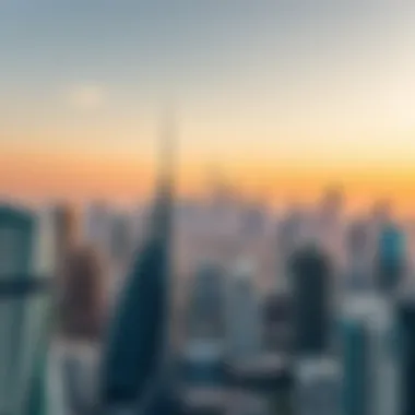 Aerial view of Dubai skyline highlighting prime real estate locations