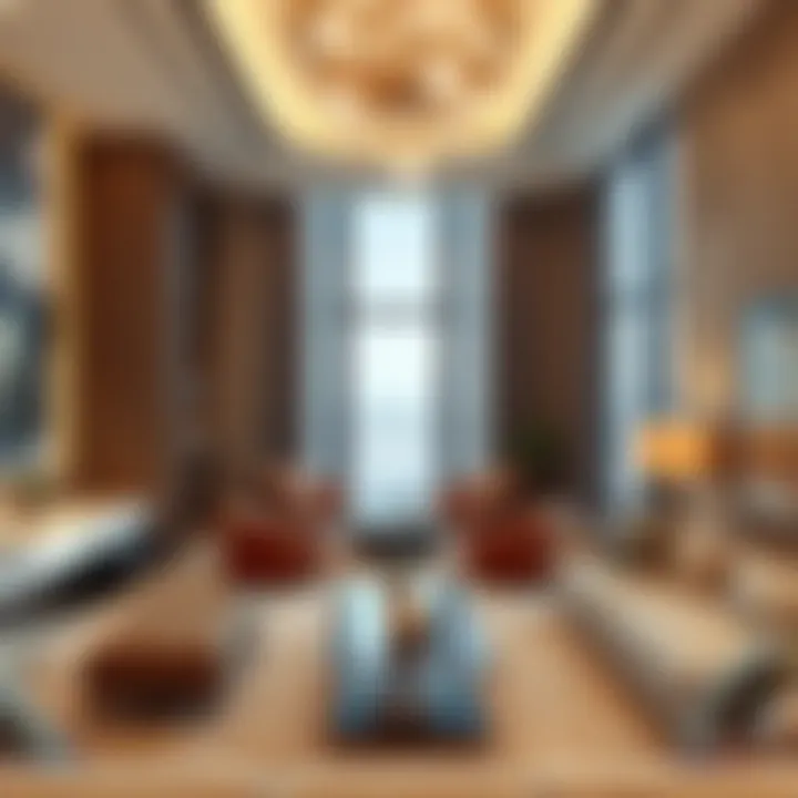 Exquisite Interiors of Luxury Living in Cloud Towers Interior design of luxury apartments in a cloud tower