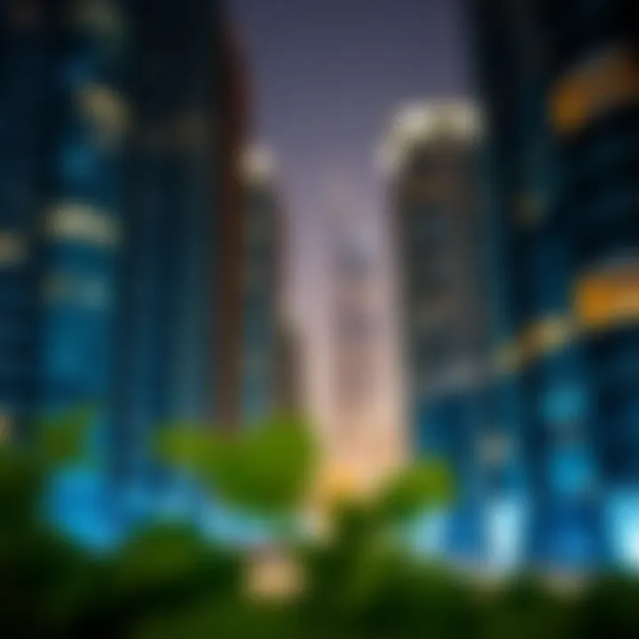 Location Advantages of Wind Tower 1 Surrounding Jumeirah Lake Towers with a focus on location advantages