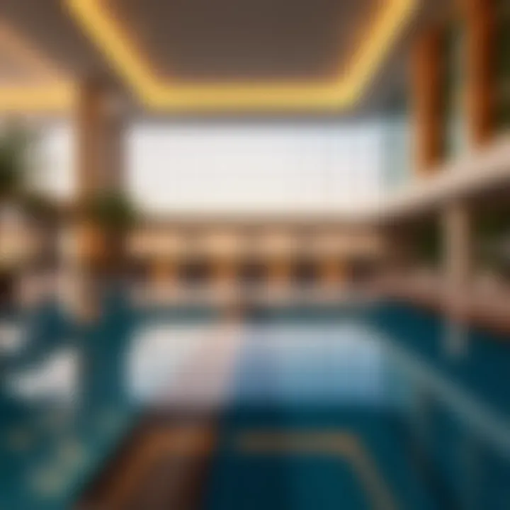 Luxurious amenities at Amalia Residences including pools and fitness areas