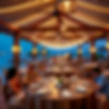 Vibrant Dining Experience at Creek Beach Vibrant dining scene at Creek Beach with exquisite culinary options.
