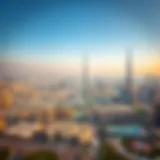 Aerial view of Dubai's skyline showcasing land development