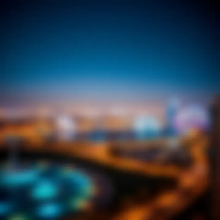 Panoramic View of Dubai from Damac Ibiza Panoramic view of Dubai from Damac Ibiza