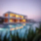 Stunning view of Damac Ibiza's modern architecture