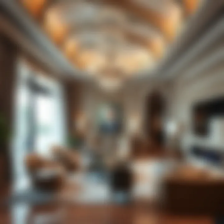 Elegant interior design of a Damac property showcasing luxury