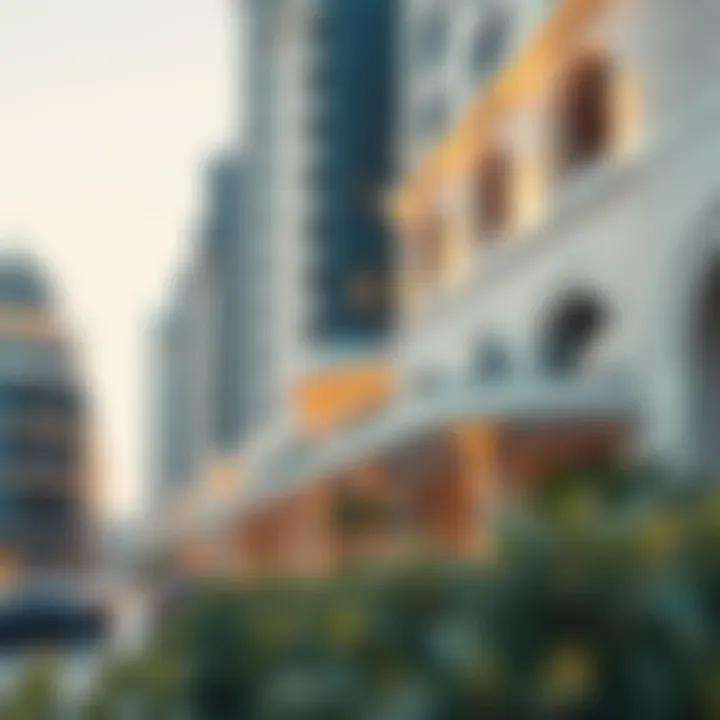 Architectural details emphasizing the design uniqueness of Danube projects