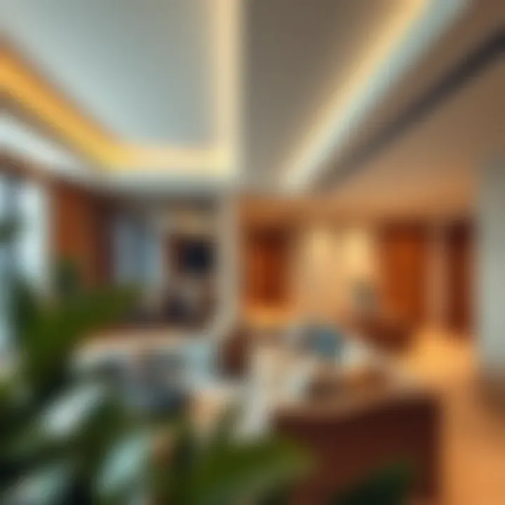 Interior design of a luxury apartment in a Danube project