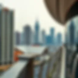 View of iconic Deira skyline showcasing modern flats