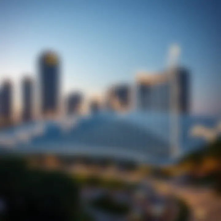Graph depicting real estate market trends in Dubai