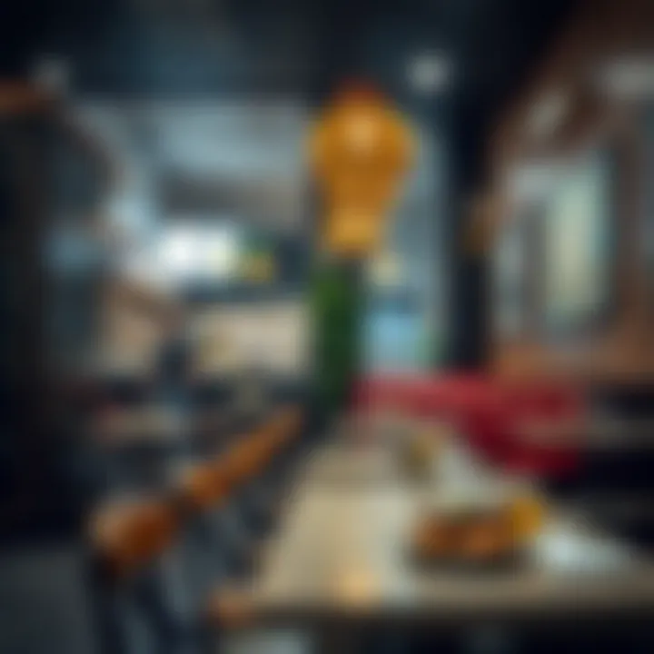 Cozy Vibes at a Casual Eatery Charming casual eatery with vibrant decor