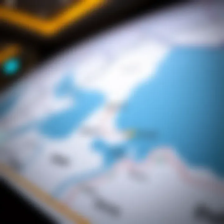 Map showcasing the distance between Ajman and Dubai