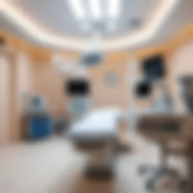 Advanced Medical Equipment at Dubai Hills American Hospital State-of-the-art medical equipment in a hospital room