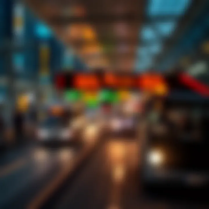 Overview of Dubai's Transportation System Artistic representation of Dubai's public transportation system