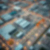 Aerial View of Ajman Industrial 2 Aerial view of Ajman Industrial 2 showcasing industrial buildings and facilities