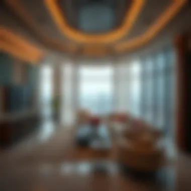 Interior of Al Ain Tower Luxurious living space within Al Ain Tower highlighting contemporary design
