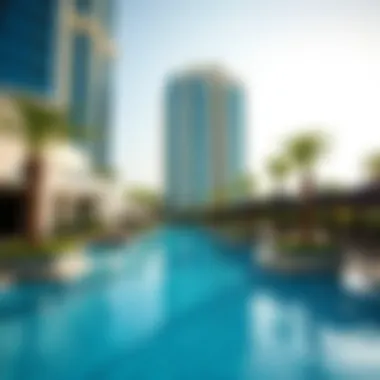 Luxurious Amenities at Al Habtoor City Luxurious amenities at Al Habtoor City including pools and recreational areas
