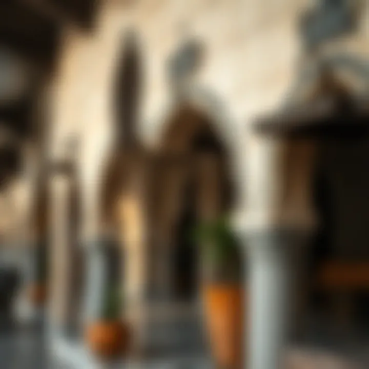 Decorative elements and architectural details that reflect the rich cultural heritage of Dubai