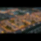 Aerial view of Al Thanyah Fifth showcasing vibrant community layout