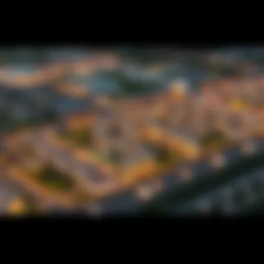 Aerial View of Al Thanyah Fifth Aerial view of Al Thanyah Fifth showcasing vibrant community layout