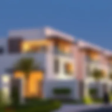 Modern architecture in the neighborhood