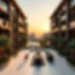 Stunning view of Al Wasl properties