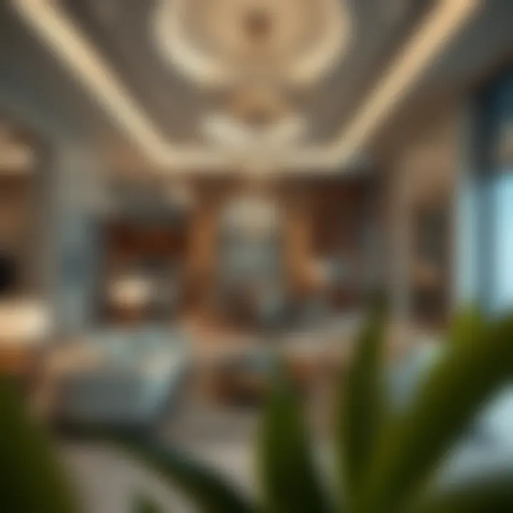 Luxury interiors of an Azizi Company development