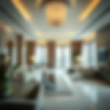 Luxurious Interior of Balqis Residence An elegant interior of a luxury apartment in Balqis Residence highlighting the modern furnishings and spacious layout.
