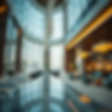 Innovative Commercial Spaces Design Commercial spaces within Burj Khalifa highlighting innovative design