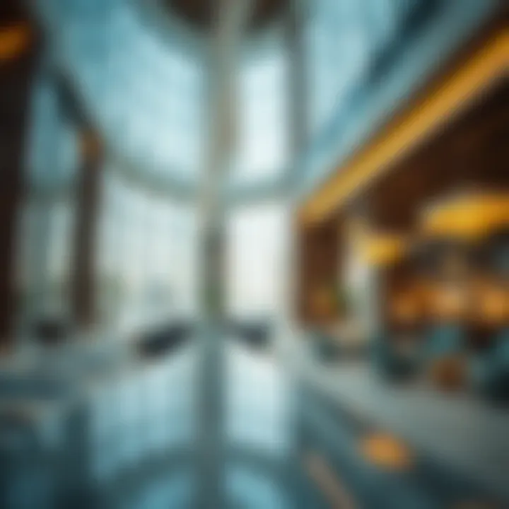 Innovative Commercial Spaces Design Commercial spaces within Burj Khalifa highlighting innovative design