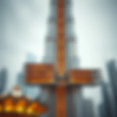 Structural Engineering Cross-Section Cross-section view of Burj Khalifa emphasizing structural engineering