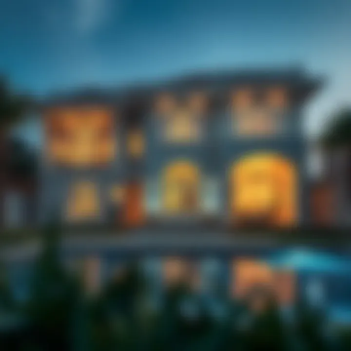 Luxurious villa in a prestigious Dubai neighborhood