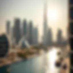 Stunning skyline view of Dubai's modern architecture