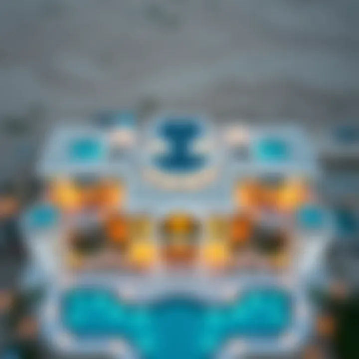 Architectural Design of Elan Tilal Al Ghaf Aerial view of Elan Tilal Al Ghaf showcasing its architectural design