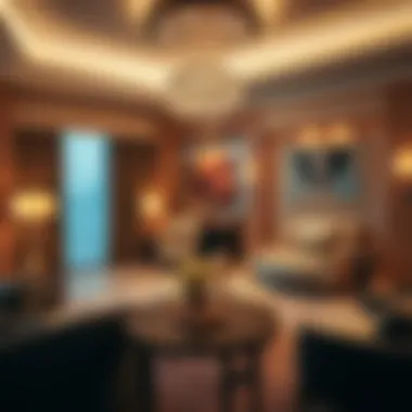 Luxurious suite interior showcasing elegant decor