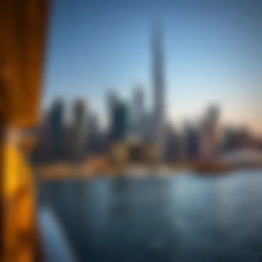 A modern Dubai skyline representing the urban landscape for furniture relocation