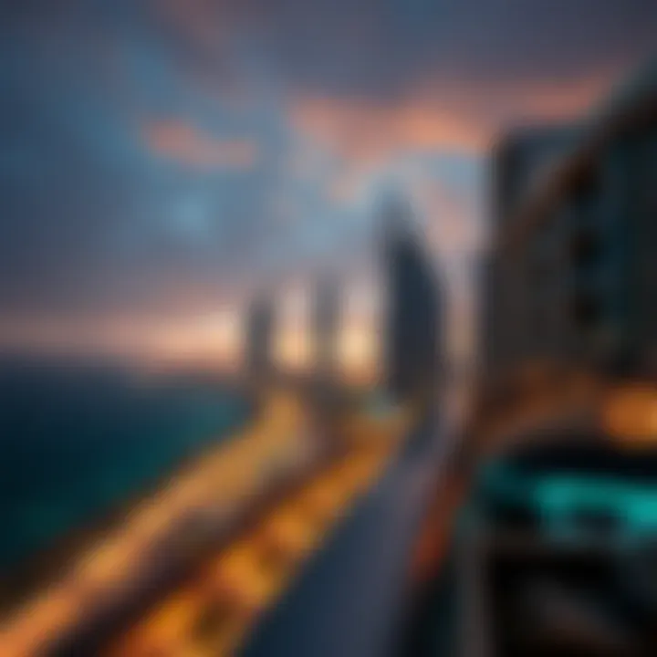 Breathtaking Skyline of Jumeirah Beach Residence Stunning view of Jumeirah Beach Residence skyline