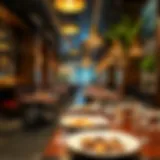 Diverse Culinary Offerings in Karama A vibrant dining scene in Karama showcasing diverse cuisine