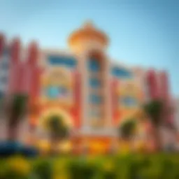 Exterior view of كبتل مول highlighting its architectural design