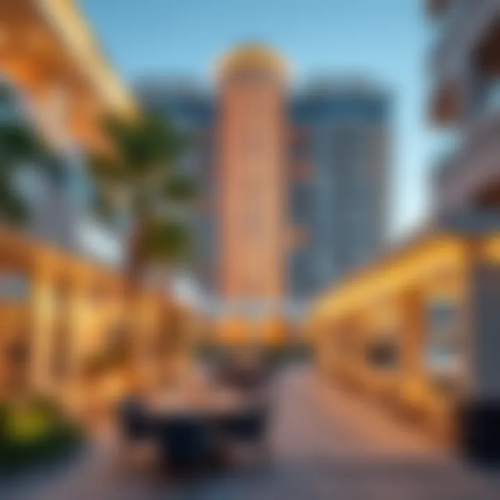 Lifestyle Offerings Near Merano Tower Vibrant lifestyle offerings in the vicinity of Merano Tower with modern amenities and leisure spaces